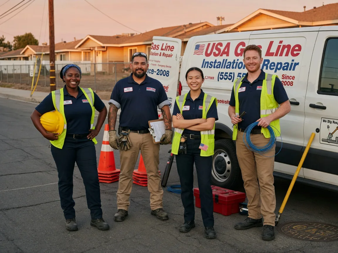Gas Line Installation company in Herrick, IL